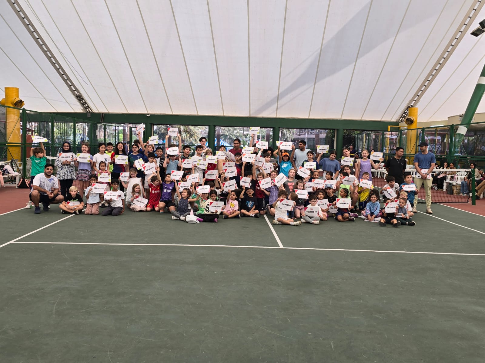 Players training at Tennis Elite Academy
